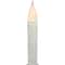 White & Gold LED C5 Flickering Window Christmas Candle Lamp With Timer